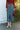 Casual Style Front Slit Denim Skirt