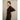 U-Neck Knit Dress & Loose Tie-Cardigan