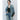 100% Cotton Denim Jacket with Turn-Down Collar Loose Fit Oversized
