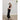 Elegant Dress with Flowing Pleated Hem with Sheer Organza Panels