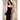 Black Knit Spaghetti Strap Dress