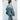 100% Cotton Denim Jacket with Turn-Down Collar Loose Fit Oversized