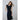 Round Neck Shoulder Cover Tie Waist Midi Dress