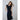 Round‑Neck Shoulder‑Cover Tie‑Waist Midi Dress